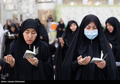 مراسم احیاء شب بیست و یکم ماه رمضان در حرم امام خمینی (ره)