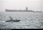 رژه اقتدار بسیج دریایی مردم پایه نیروی دریایی سپاه در سواحل خلیج فارس