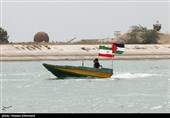 رژه اقتدار بسیج دریایی سپاه در حمایت از مردم فلسطین