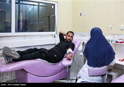اهدای خون در شب بیست و سوم ماه رمضان - قزوین