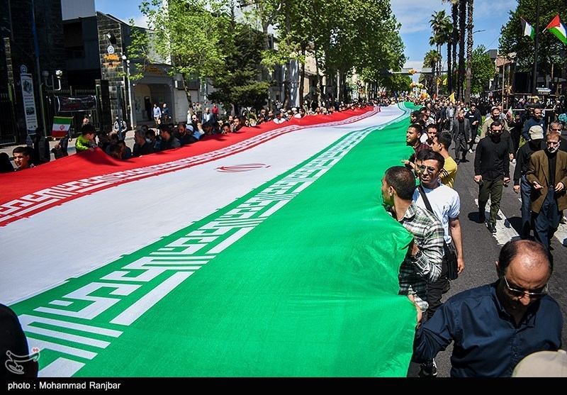 بازتاب راهپیمایی روز قدس در رسانه‌های عرب زبان/ ایرانیان شعار حمایت از مقاومت فلسطین سر دادند