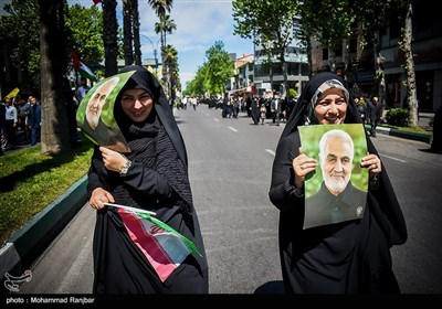 راهپیمایی روز جهانی قدس در رشت 