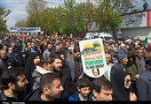 شکوه راهپیمایی روز قدس در سراسر آذربایجان‌غربی‌ + فیلم و تصاویر