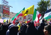 شکوه راهپیمایی روز جهانی قدس در شهرستان‌های استان تهران + فیلم و تصاویر