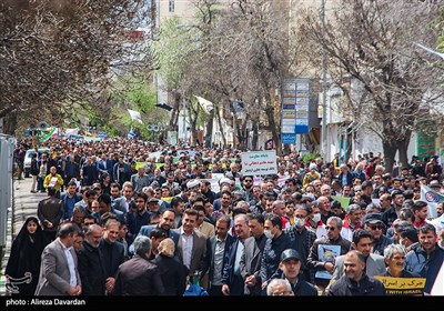 راهپیمایی روز جهانی قدس در اردبیل 