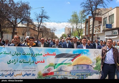 راهپیمایی روز جهانی قدس در اردبیل 