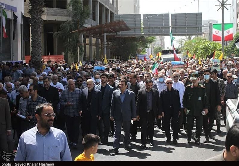 راهپیمایی قدس در بوشهر