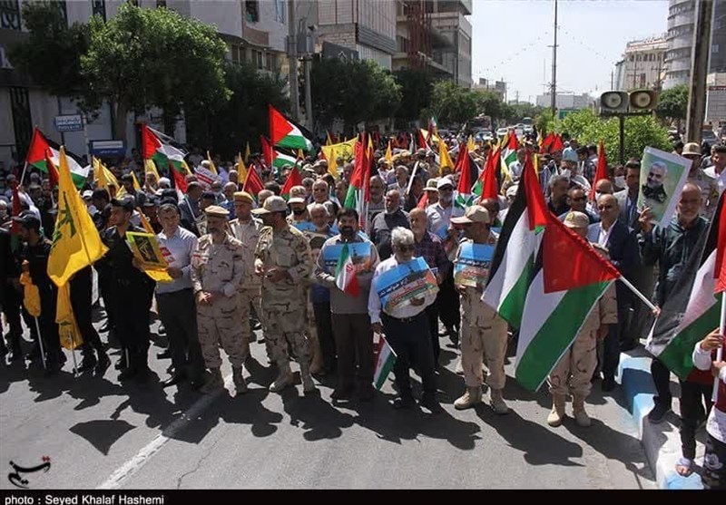 استاندار بوشهر: در آینده نزدیک اسرائیل سقوط خواهد کرد/ از مردم فلسطین حمایت می‌کنیم