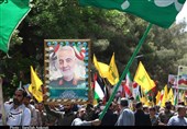 شکوه راهپیمایی روز قدس در کرمان پایتخت مقاومت اسلامی