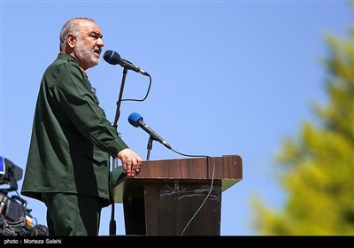 سخنرانی سردار سرلشکر پاسدار حسین سلامی‌ در مراسم راهپیمایی روز جهانی قدس دراصفهان 