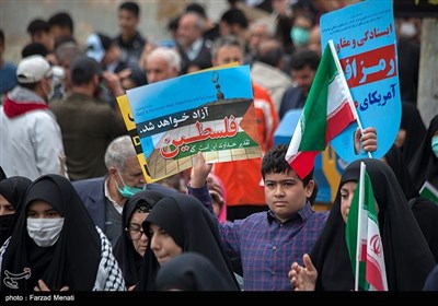 راهپیمایی روز جهانی قدس در کرمانشاه 