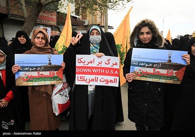 راهپیمایی روز جهانی قدس در همدان 