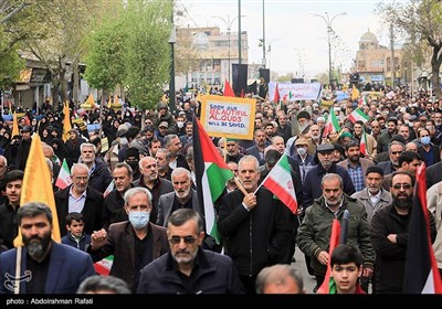 راهپیمایی روز جهانی قدس در همدان 