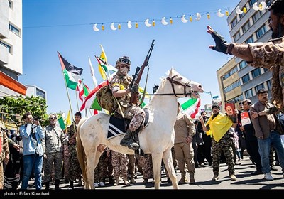 مسيرات حاشدة في طهران بمناسبة يوم القدس العالمي