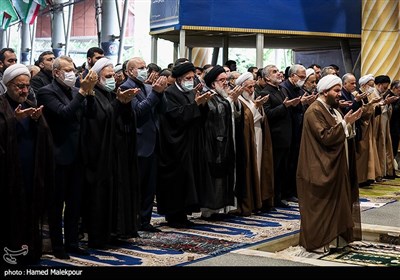 حضور و سخنرانی رئیس مجلس شورای اسلامی در راهپیمایی روز جهانی قدس