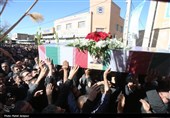پیکر مطهر شهید شهرکی و همسرش در زابل تشییع و تدفین شد + تصاویر