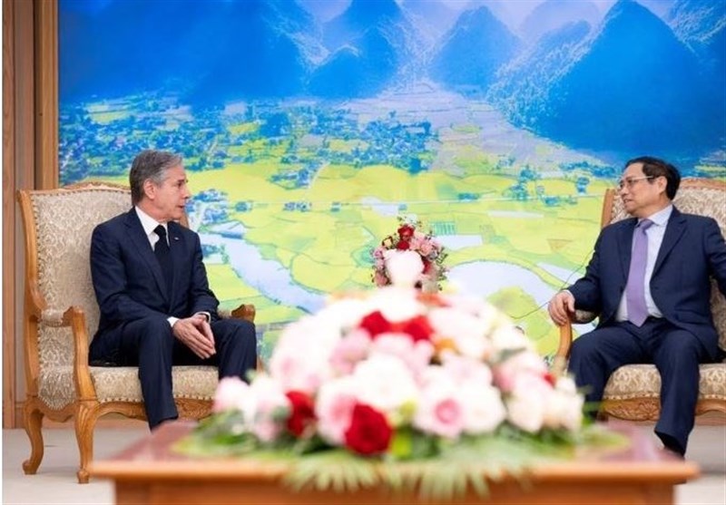 تاکید وزیر خارجه آمریکا و نخست وزیر ویتنام بر تعمیق روابط با هدف مقابله با چین