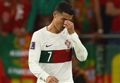 رد ادعای خوشحالی بازیکن مراکشی از دیدن گریه رونالدو در جام جهانی 2022