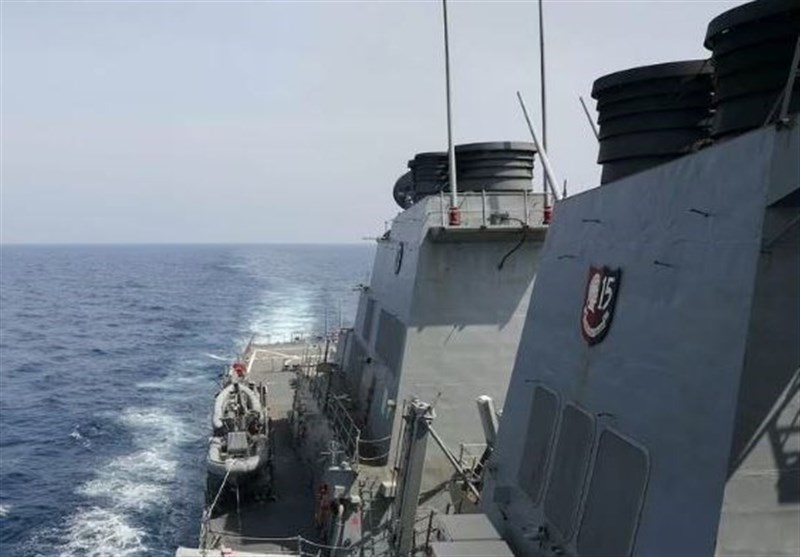 عبور کشتی جنگی آمریکا از تنگه تایوان