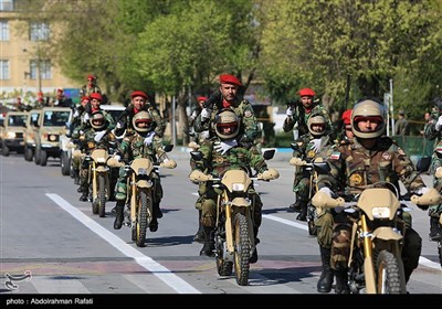 مراسم رژه روز ارتش در همدان 