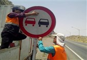 خسارت 170 میلیاردی در پی سرقت علائم جاده‌ای در سیستان و بلوچستان