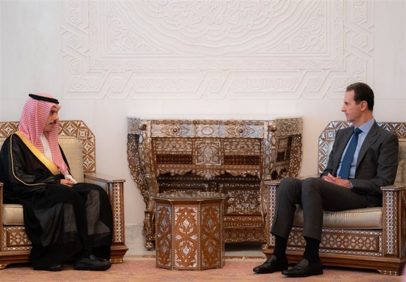 سوریه| جزئیات دیدار «بن فرحان» و «بشار اسد» در کاخ الشعب