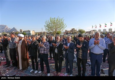 نماز عید فطر در زیباشهر اصفهان