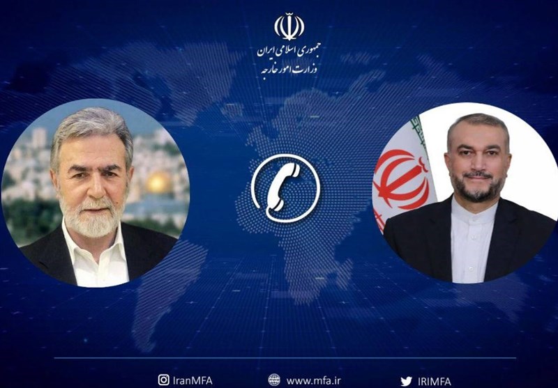 İran Dışişleri Bakanı ve  Filistin İslami Cihat Hareketi Genel Sekreteri Acil Görüştü