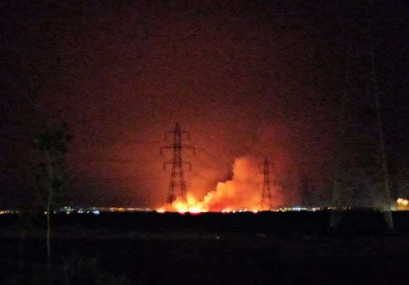 شراره آتش به جان تالاب میقان + فیلم