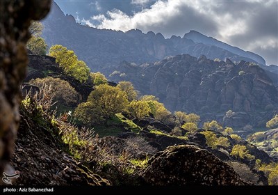 طبیعت بهاری منطقه کوهستانی هفت حوض - خرم آباد