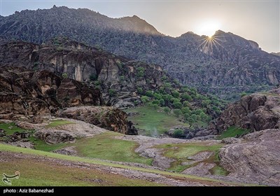 طبیعت بهاری منطقه کوهستانی هفت حوض - خرم آباد