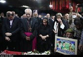 وداع با پیکر شهید آشوری جانی بت اوشانا
