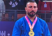 قهرمان جودوی جهان مدالش را به خانواده شهید احمدی تقدیم کرد + فیلم