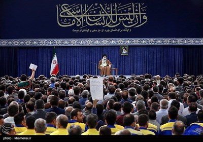 Iranian Workers Meet Ayatollah Khamenei in Tehran