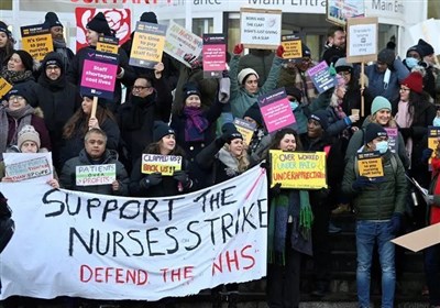 اعتصاب پرستاران انگلیسی برای چندمین بار در ماه‌های اخیر