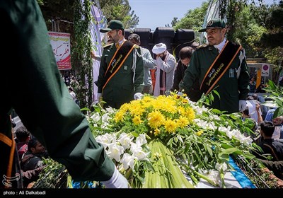 مراسم تشییع پیکر شهید حمیدرضا الداغی - سبزوار