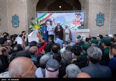 مراسم تشییع پیکر شهید حمیدرضا الداغی - سبزوار