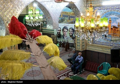 مراسم ترحیم شهید الداغی در سجادیه بزرگ تهران