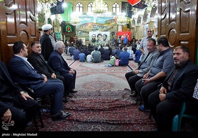 مراسم ترحیم شهید الداغی در سجادیه بزرگ تهران