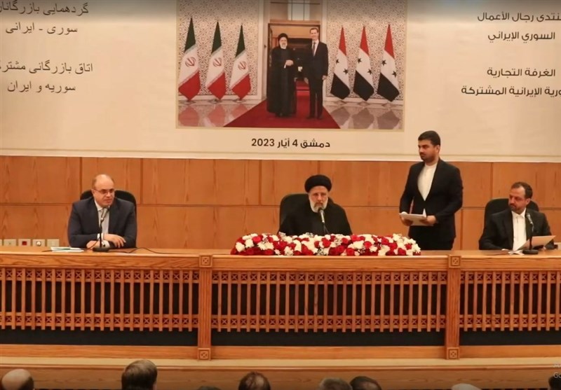 اختصاصی|حاشیه های نشست رئیس جمهور ایران با فعالان اقتصادی ایران و سوریه در دمشق