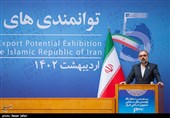  سید مهدی نیازی  سرپرست وزارت صمت در پنجمین نمایشگاه توانمندی‌های صادراتی ایران