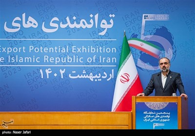  سید مهدی نیازی سرپرست وزارت صمت در پنجمین نمایشگاه توانمندی‌های صادراتی ایران