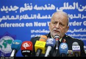 سردار اسماعیل احمدی مقدم فرمانده دانشگاه عالی دفاع ملی در نشست خبری همایش بین المللی هندسه نظام جهانی