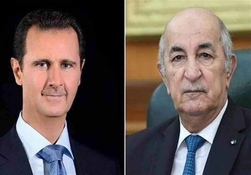 بشار اسد و همتای الجزایری درباره بازگشت سوریه به اتحادیه عرب رایزنی کردند
