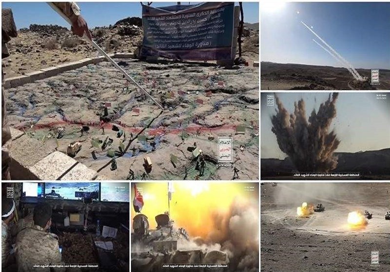 مناورة عسکریة یمنیة کبرى تحاکی الهجوم على معسکرات أمیرکیة وإسرائیلیة