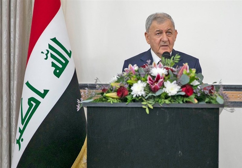 تاکید رئیس جمهور عراق بر برقراری روابط قوی با همسایگان