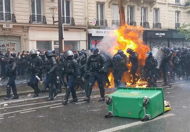 Anti-Macron Protest Held As French President Visits Lyon (+Video)