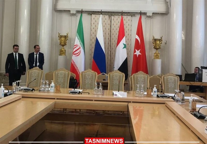 آغاز نشست چهارجانبه وزرای خارجه ایران، روسیه، سوریه و ترکیه در مسکو