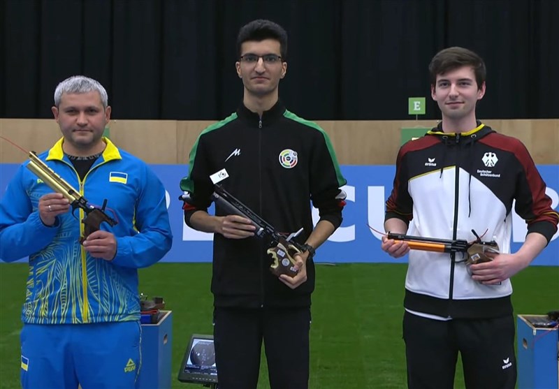 جام جهانی تیراندازی باکو| قهرمانی پورحسینی در تپانچه بادی 10 متر