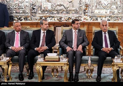دیدار رئیس شورای عالی قضایی عراق با رئیس مجلس